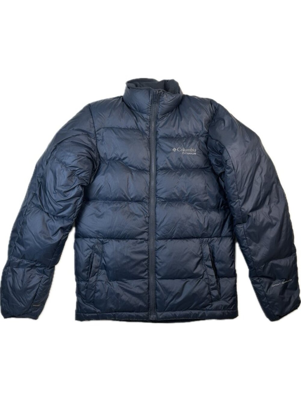 Columbia Jacket Mens S Blue Titanium Omni Shield Down Puffer Jacket Interchange